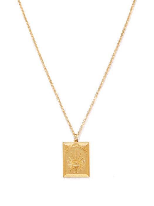 Tom Wood - Tarot Temperance 9kt Gold-plated Silver Necklace - Mens - Gold