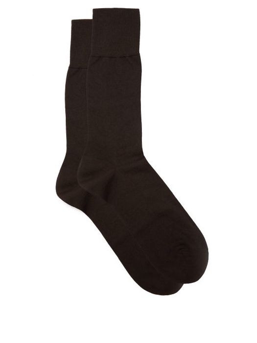 Falke - No.6 Finest Merino-blend Socks - Mens - Brown