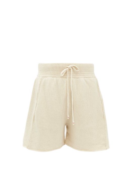 Les Tien - Yacht Cashmere Shorts - Womens - Ivory