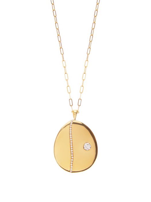 Cvc Stones - P6 Diamond & 18kt Gold Necklace - Womens - Gold