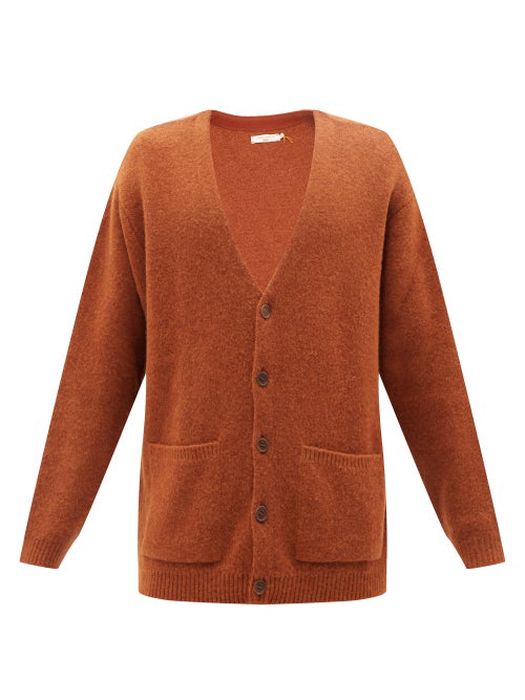 Nudie Jeans - Kent Patch Pocket Knitted Cardigan - Mens - Brown