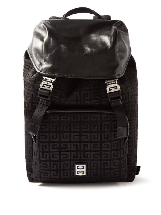 Givenchy - 4g-jacquard Canvas Backpack - Mens - Black