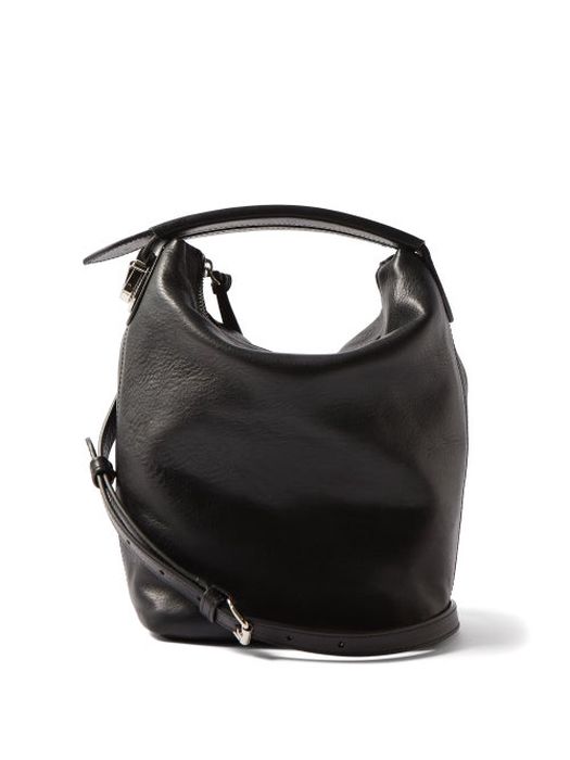 Lemaire - Case Leather Cross-body Bag - Mens - Black
