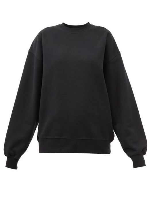 Raey - Recycled Yarn Classic Sweatshirt - Womens - Black