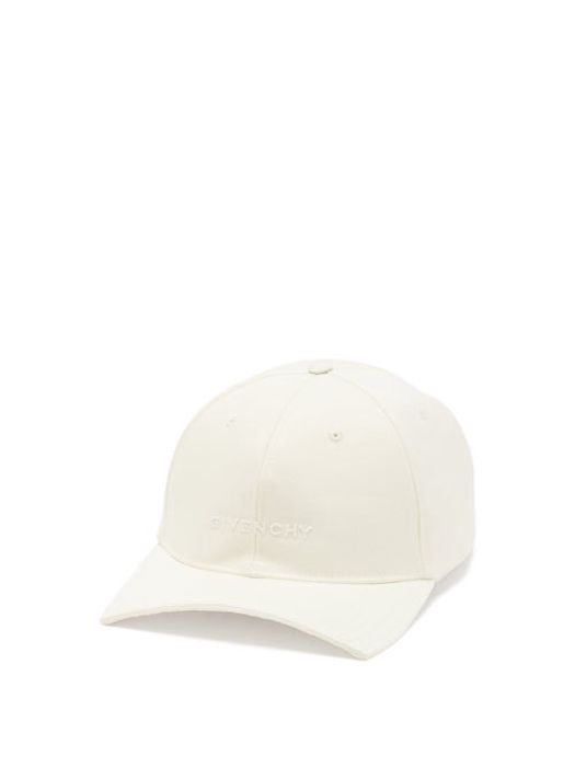 Givenchy - Logo-embroidered Cotton-blend Twill Baseball Cap - Mens - White