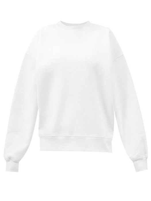Raey - Recycled Yarn Classic Sweatshirt - Womens - White