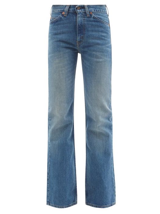 Valentino - X Levi's 517 Upcycled Bootcut Jeans - Womens - Denim