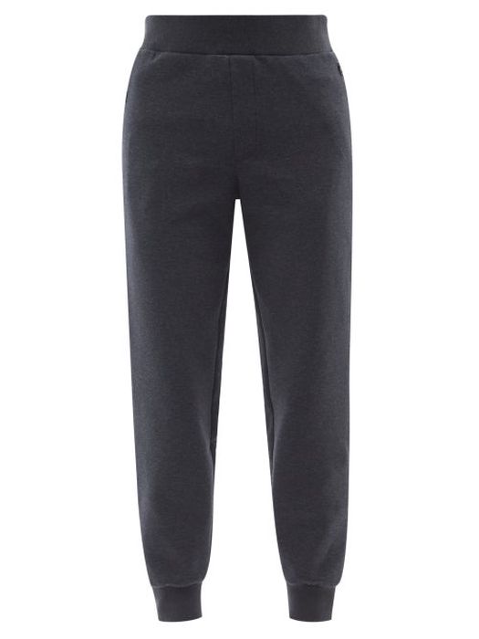 Jacques - Signature Cotton-blend Jersey Sweatpants - Mens - Black