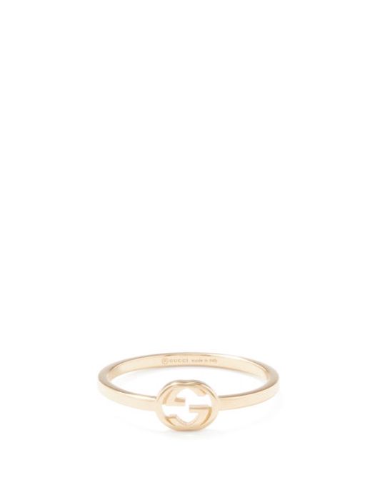 Gucci - GG 18kt Gold Ring - Womens - Yellow Gold