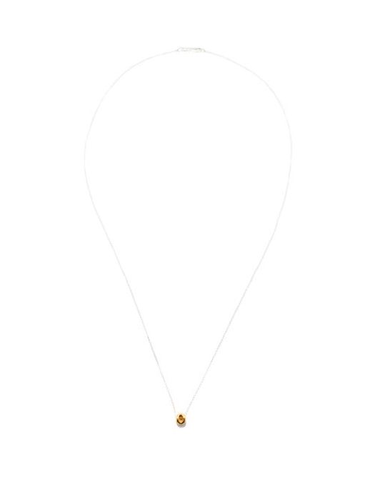 Le Gramme - 1g Entrelacs 18kt Gold-plated Necklace - Mens - Silver