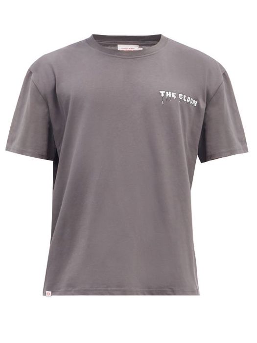 Charles Jeffrey Loverboy - Basecamp Cotton-jersey T-shirt - Mens - Grey