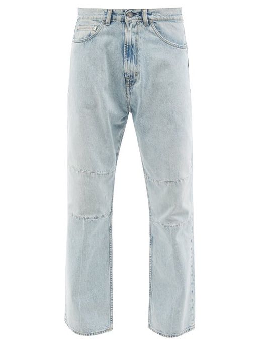 Our Legacy - Extended Third Cut Panelled Jeans - Mens - Blue