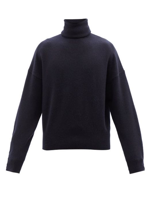 Extreme Cashmere - No. 204 Jill Stretch-cashmere Roll-neck Sweater - Mens - Navy