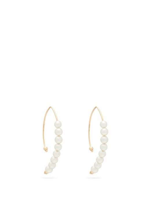 Mizuki - Akoya Pearl & 14kt Gold Earrings - Womens - Pearl