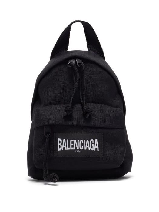 Balenciaga - Oversized Xs Recycled-nylon Backpack - Mens - Black