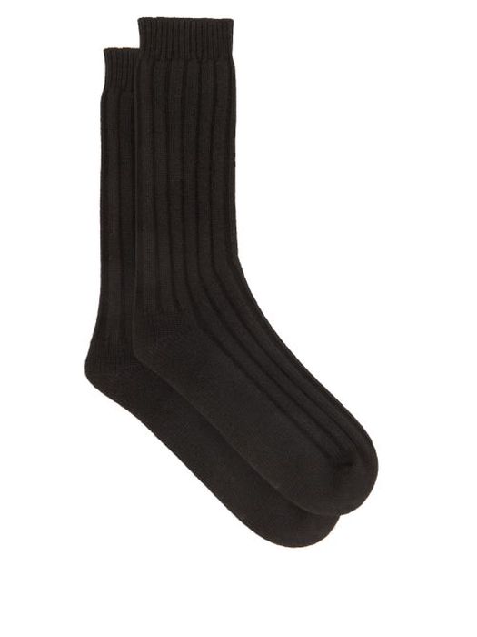 Raey - Recycled Cashmere-blend Socks - Mens - Black