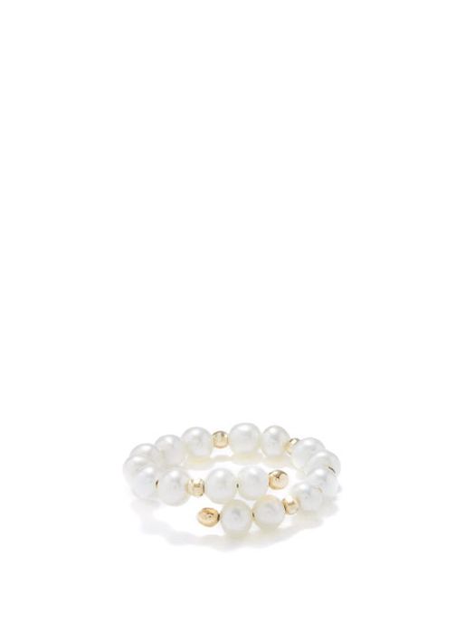 Anissa Kermiche - Impromptu Freshwater-pearl & 14kt Gold Ring - Womens - Pearl