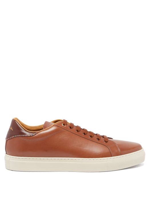 Paul Smith - Beck Leather Trainers - Mens - Tan