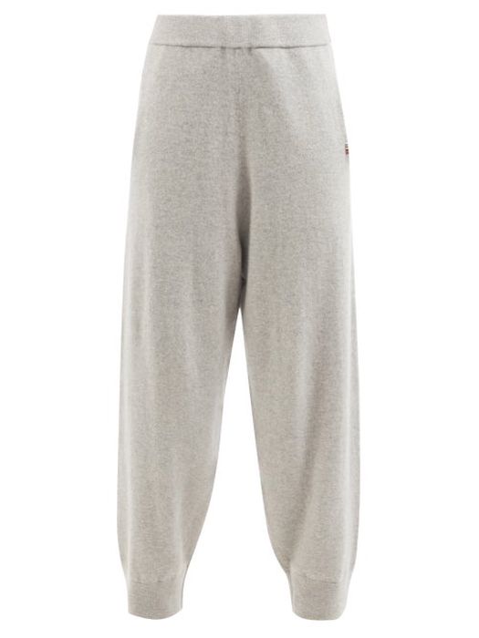 Extreme Cashmere - No.197 Rudolf Stretch-cashmere Track Pants - Womens - Light Grey