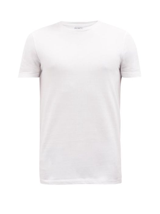 Raey - Recycled And Organic Cotton-blend Fitted T-shirt - Mens - White