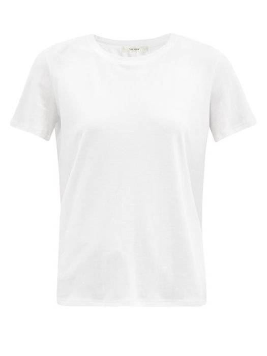 The Row - Wesler Cotton-jersey T-shirt - Womens - White