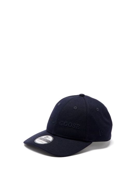Canada Goose - Logo-embroidered Cotton-blend Baseball Cap - Mens - Navy