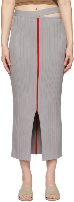 Eckhaus Latta Grey Dream Skirt