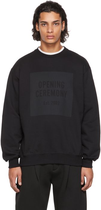 Opening Ceremony Black Box Logo Sweatshirt