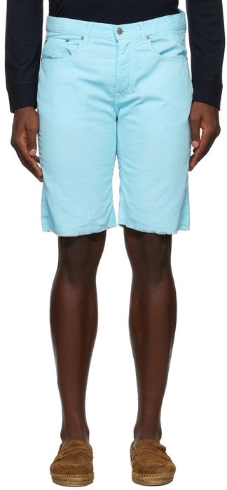 Massimo Alba Blue Alunga Shorts