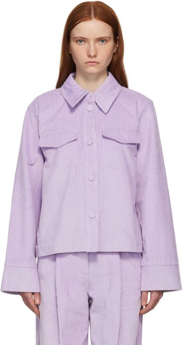 Stine Goya Purple Corduroy Huda Jacket