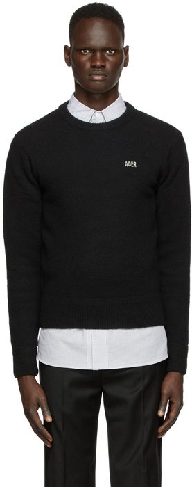 ADER error Black Teit Sweater