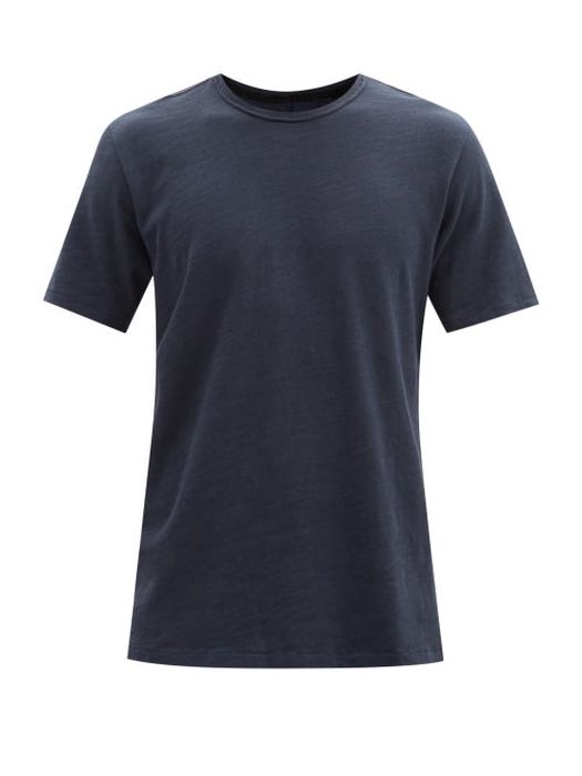 Rag & Bone - Crew-neck Cotton-jersey T-shirt - Mens - Navy