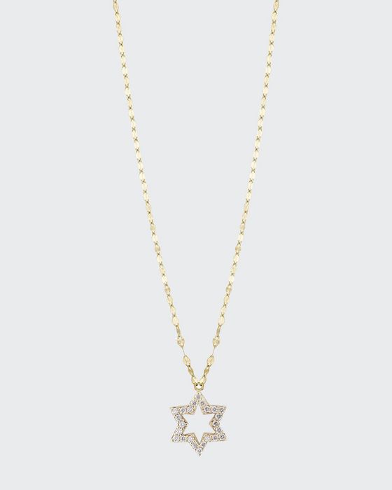 Girls' Diamond Star Charm Necklace