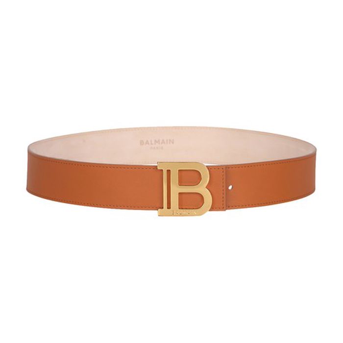 Smooth leather B-Belt belt