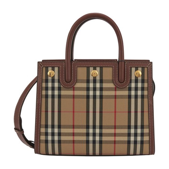 Mini Vintage Check Two-handle Title Bag