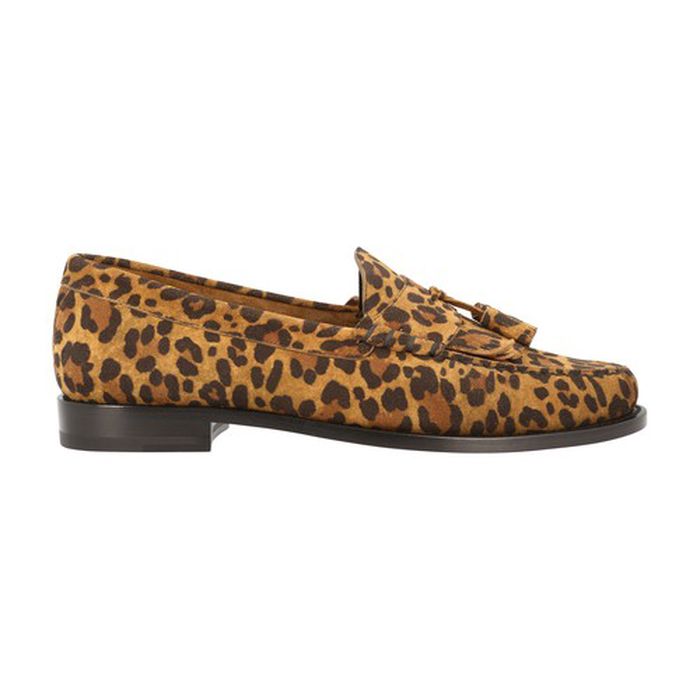 Leopard Printed Luco Maillons Triomphe Loafers