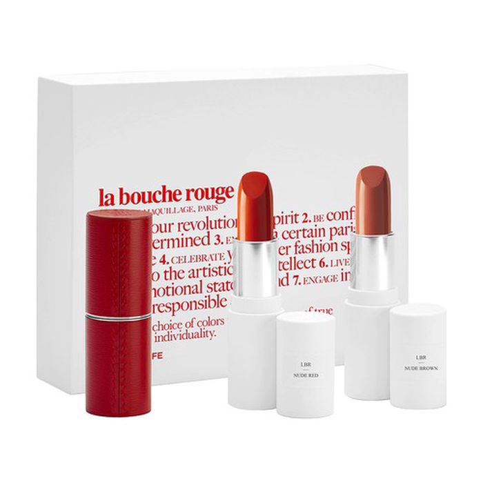 The Brown Nudes - Red Lipstick Set