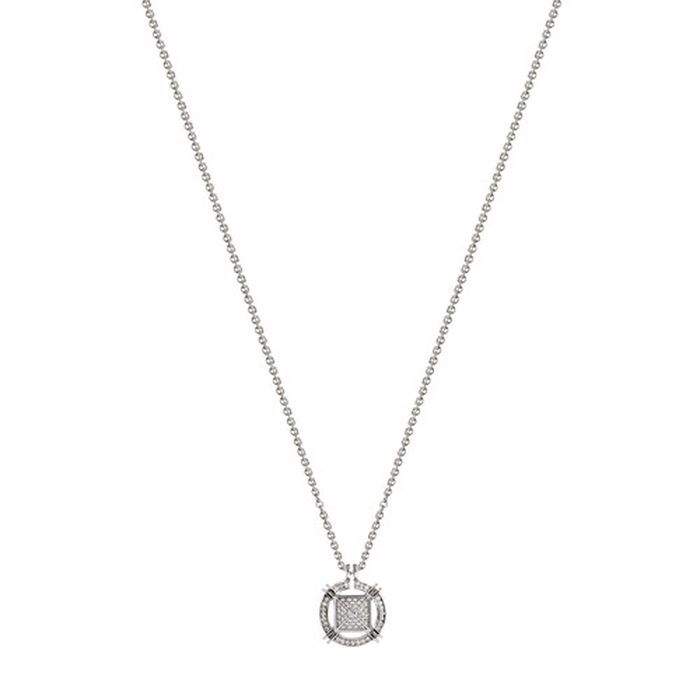 Crossway GM diamond & silver necklace