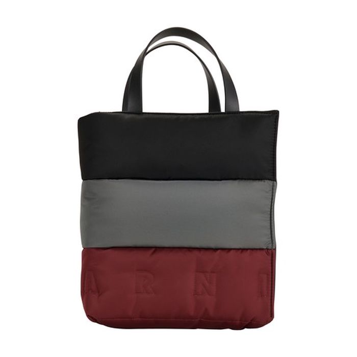 Museo soft tricolor quilted tote bag