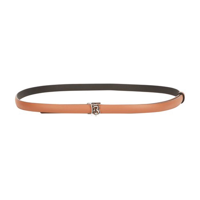 Reversible Monogram Motif Leather Wrap Belt