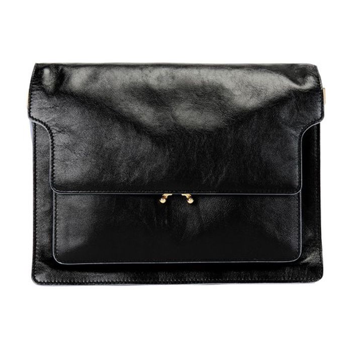 Trunk soft Bag in tumbled calf Leather
