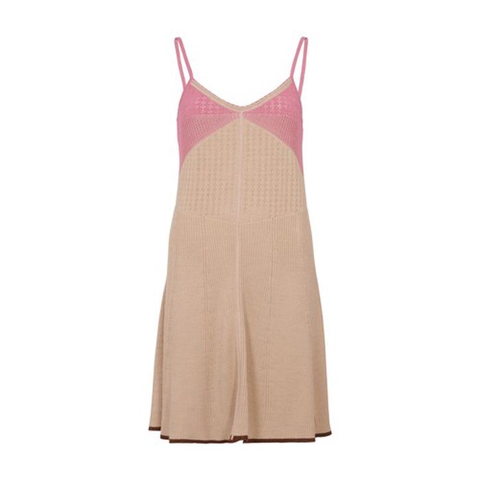 Pointelle mini dress