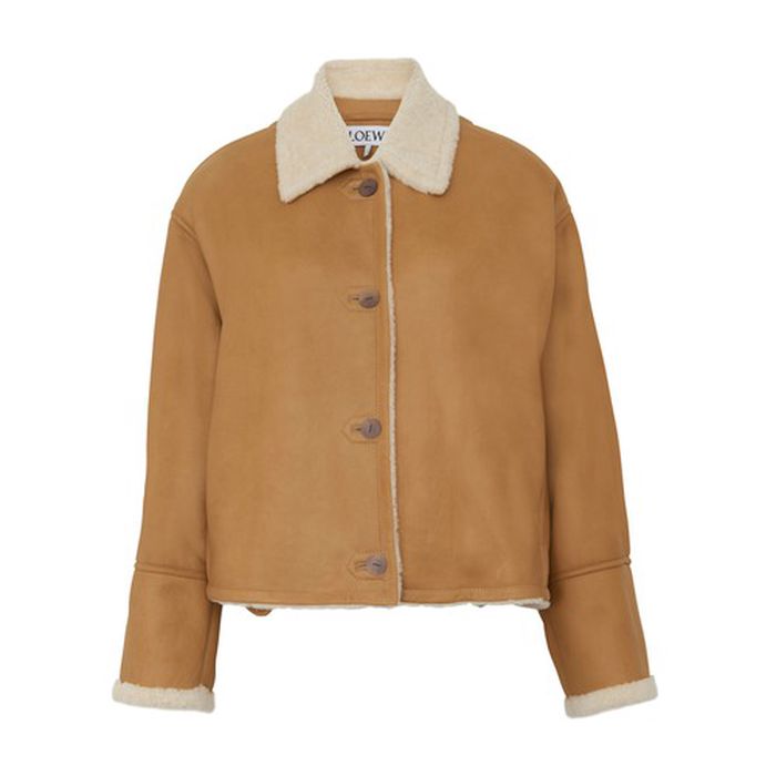 Shearling short jacket