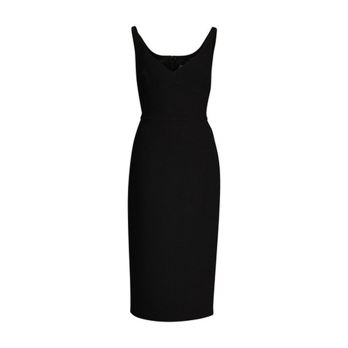 Double Face Fitted Slip Dress