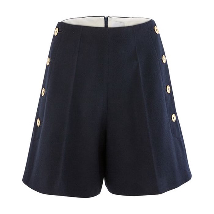 High-waisted shorts