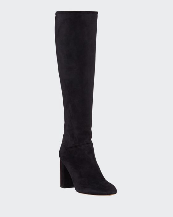 Jeanne Suede Knee Boots