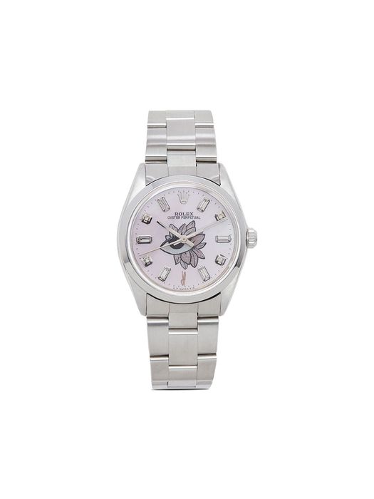 Jacquie Aiche pre-owned customised Rolex Oyster Perpetual Eye 42mm - Pink