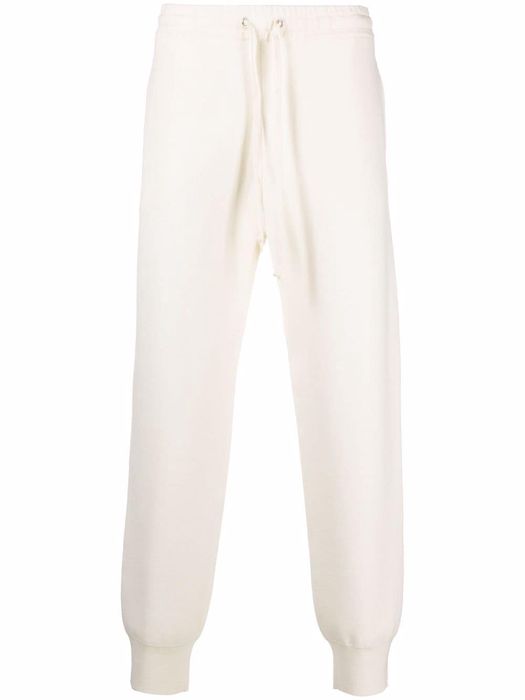 SANDRO tapered home track trousers - White