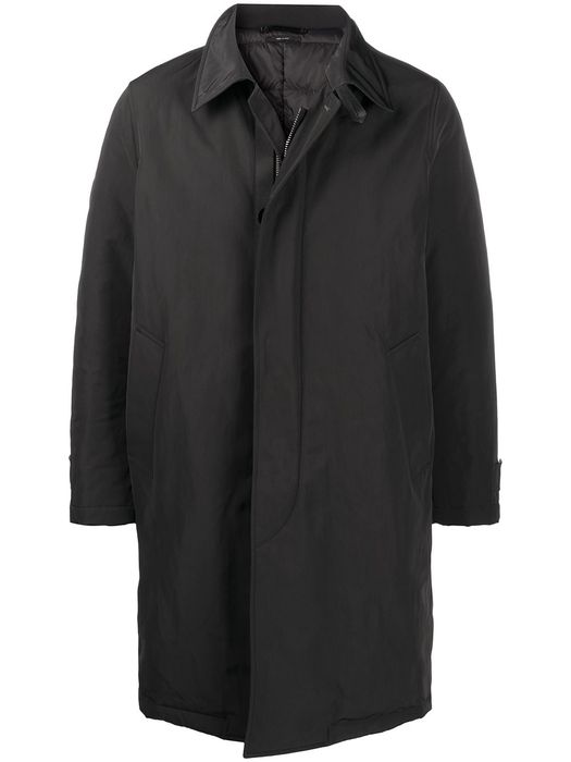 TOM FORD single-breasted mid-length coat - Black