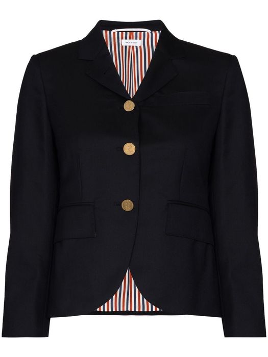 Thom Browne single breasted jacket - Blue